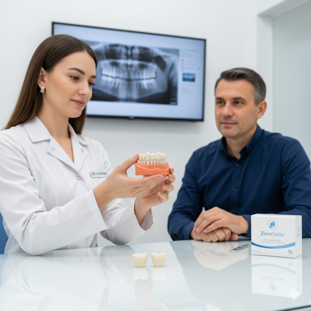 Ceramic and zirconia dental crowns in Bangalore